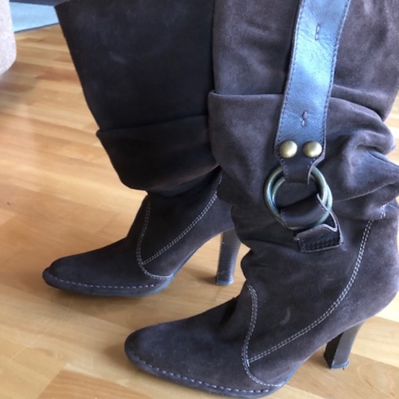 STEVEN brown suede boots size 8 - Picture 3 of 8